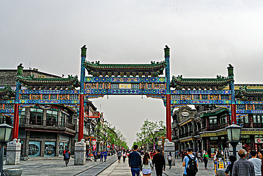 北京前门大街步行街
