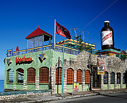 建筑,餐馆,蒙特戈湾,牙买加