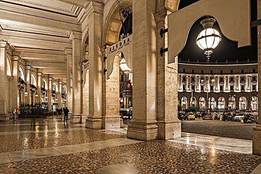 拱廊,广场,1898年,罗马,拉齐奥,意大利,欧洲