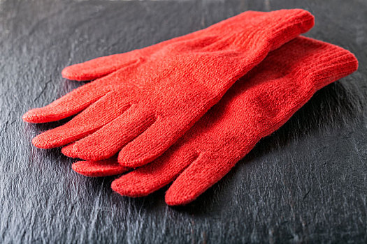 红色,手套,黑色背景,背景