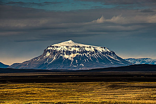 火山,荒芜,高地,冰岛,欧洲