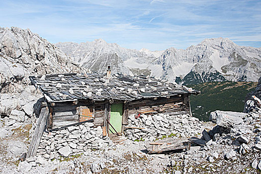 小屋,奥地利,阿尔卑斯山