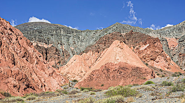 彩色,富含矿物质,山,普尔马马卡,胡胡伊省,阿根廷,南美