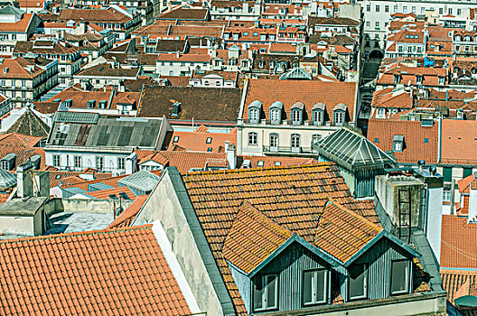 葡萄牙,里斯本,屋顶,城堡,大幅,尺寸