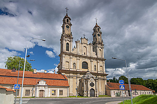 天主教,教堂,维尔纽斯,立陶宛