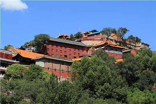 菩萨顶,寺庙,五台山,中国