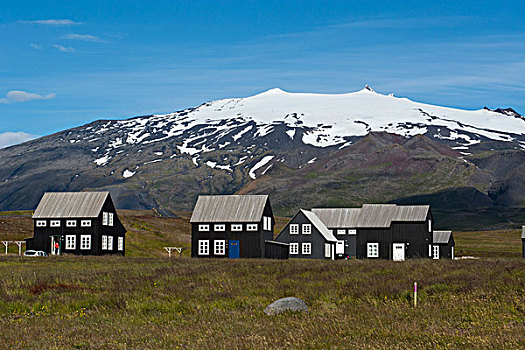 冰岛,西部,韦斯特兰德,斯奈山半岛,旅游,住宿,冰河