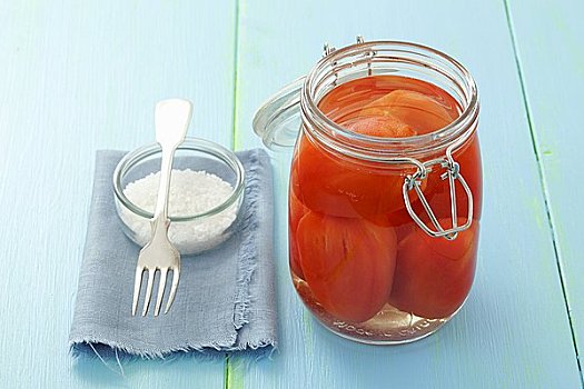 西红柿,保存,咸水
