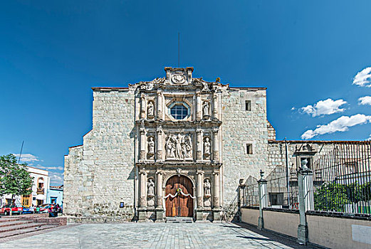 墨西哥,瓦哈卡,教堂,大幅,尺寸