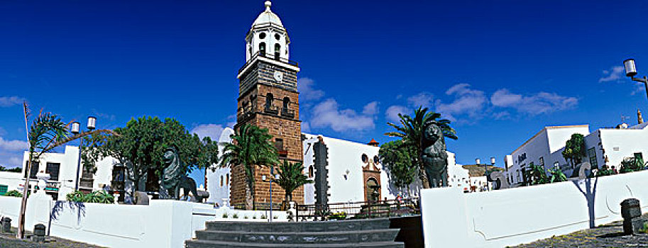 教堂,夫人,瓜达卢佩,特盖斯,兰索罗特岛,加纳利群岛,西班牙,欧洲