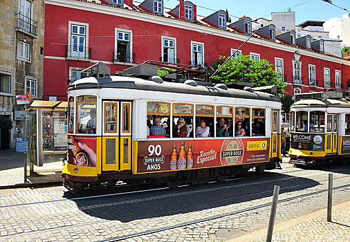 有轨电车,里斯本,葡萄牙,欧洲