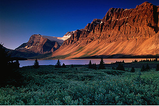弓湖,班芙国家公园,艾伯塔省,加拿大