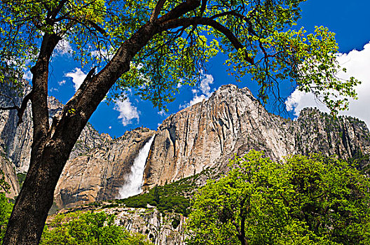 优胜美地瀑布,加利福尼亚,美国