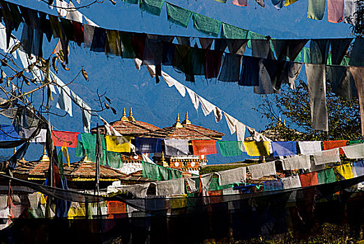 经幡,纪念碑,不丹