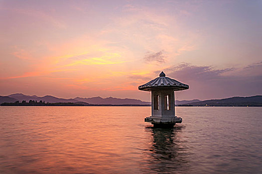 水景,湖,中国