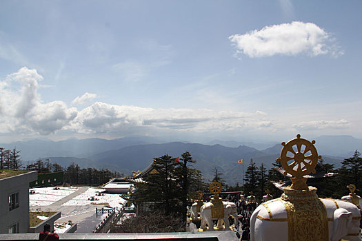 峨眉山,金顶