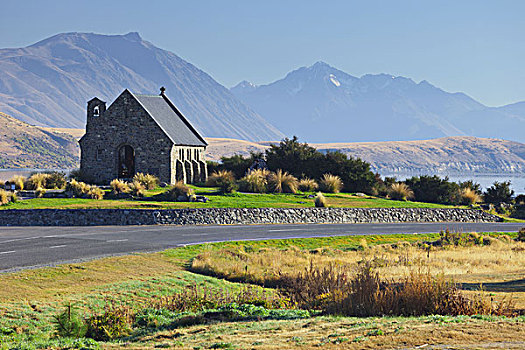 教堂,小教堂,特卡波湖,坎特伯雷,南岛,新西兰