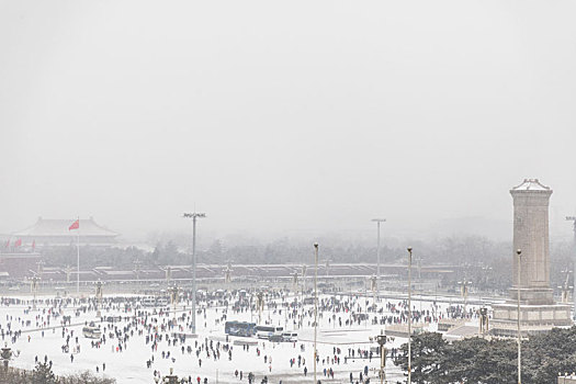 雪后北京