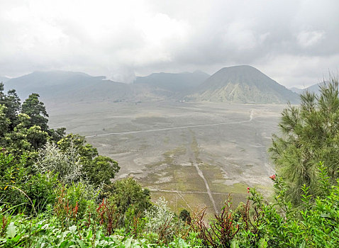 风景,婆罗摩火山,爪哇