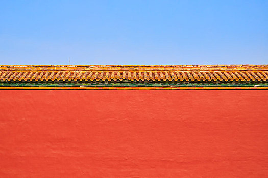 北京故宫里的宫墙