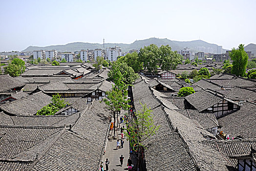 中国四川南充阆中古城,langzhong,ancient,city,nanchong,sichuan,china