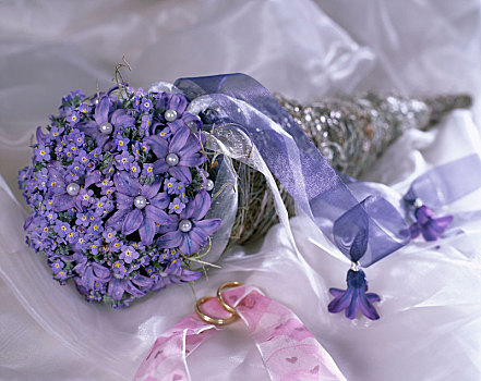 新娘手花,固定器具,镀锌铁丝,形状,包