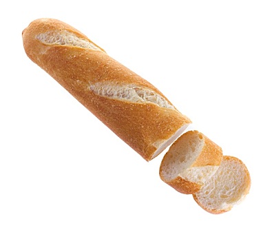 白色,法国,法棍面包,面包,芝麻,隔绝,白色背景,背景