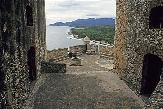 莫罗城堡,要塞,圣地亚哥,古巴