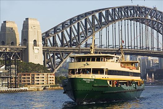 澳大利亚,新南威尔士,悉尼,男人味,乘客,渡轮,小湾,捆绑,码头,圆形码头