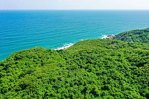 航拍海南三亚蜈支洲岛旅游区