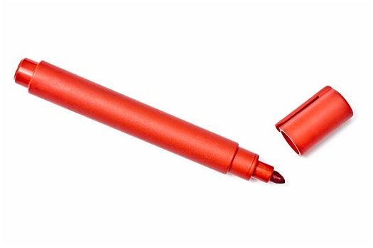 红色,记号笔