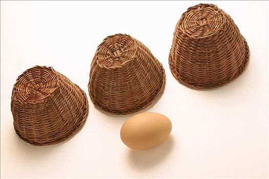 蛋,三个,篮子