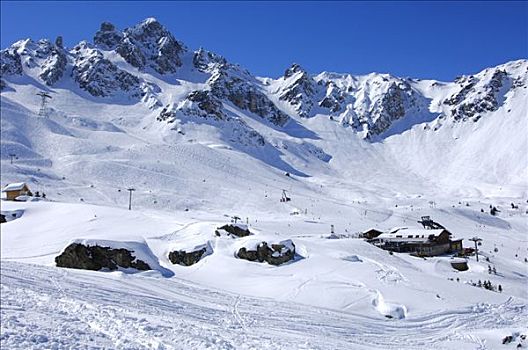 滑雪胜地,高雪维尔,上萨瓦,法国