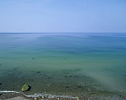 海滩,波罗的海,靠近,阿伦斯霍普,梅克伦堡前波莫瑞州,德国,欧洲