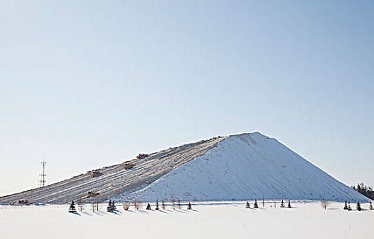 雪,存储,山,艾伯塔省,加拿大