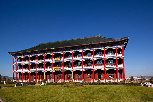 寺院里的建筑,黑龙江海林