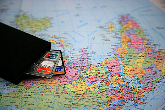 地图和钱包
