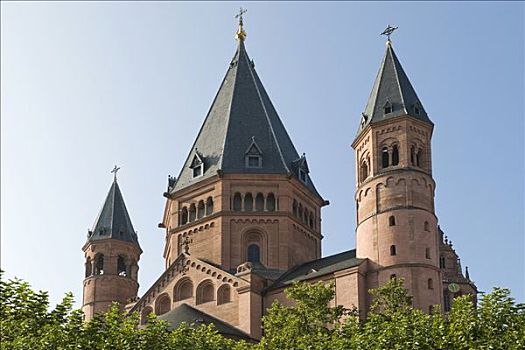 大教堂,美因茨,莱茵兰普法尔茨州,德国