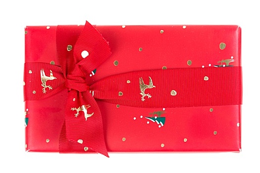 红色,礼盒,丝带,蝴蝶结
