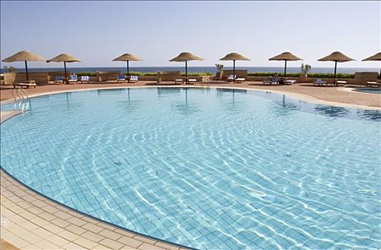 游泳池,度假胜地,埃及