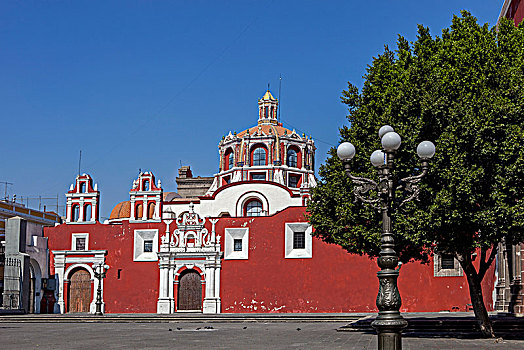 墨西哥,柏布拉,圣多明各,教堂,世纪