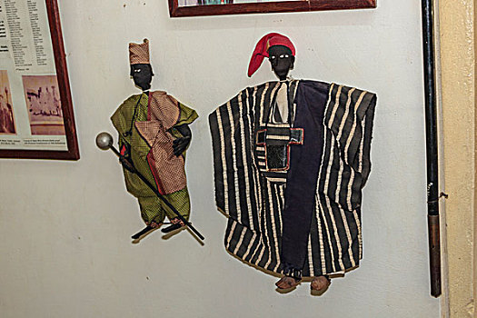 非洲,冈比亚,班珠尔,娃娃,传统服饰,博物馆