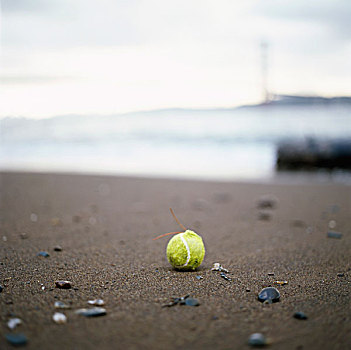 网球,海滩