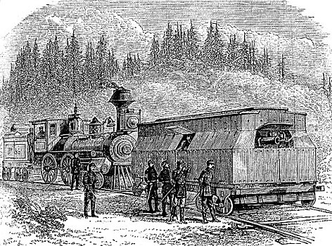 铁路,电池,南北战争
