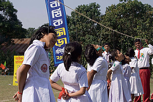 运动会,sos,学校,库尔纳市,孟加拉,情人节,2008年