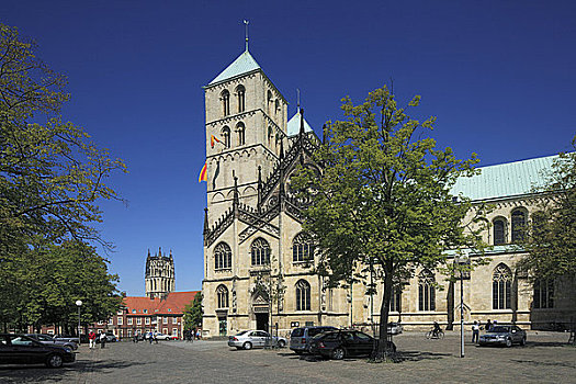 圣保罗,大教堂,背景,德国