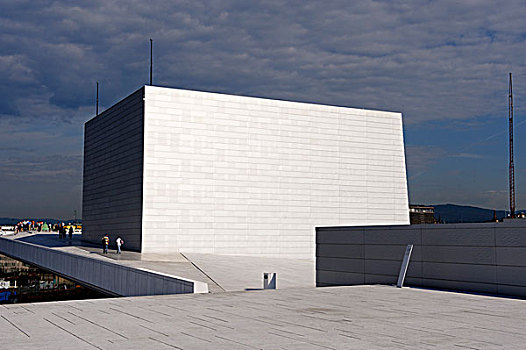新,歌剧院,2008年,奥斯陆,挪威,斯堪的纳维亚,欧洲