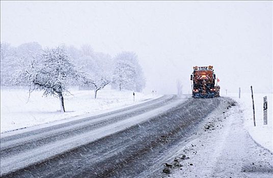 交通工具,清理,雪,下雪