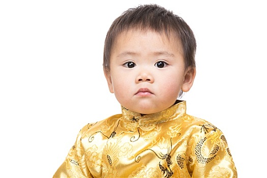 中国人,男婴,传统,服饰