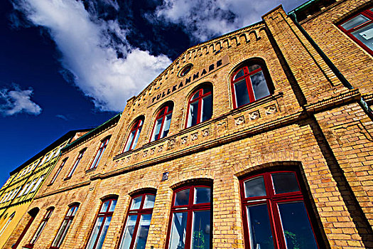 建筑,老,海关大楼,南,瑞典